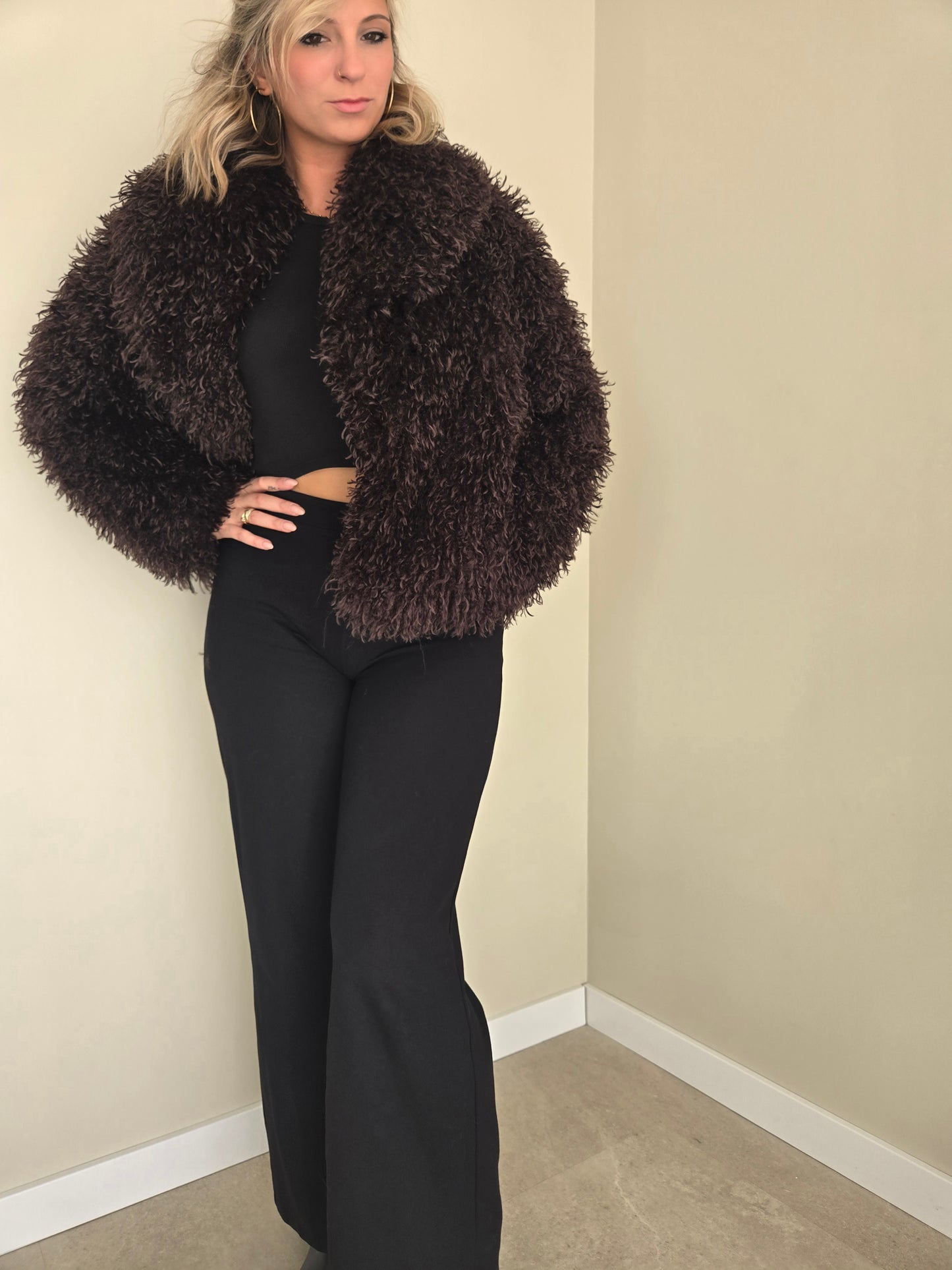 Fourrure BLIVIA Marron