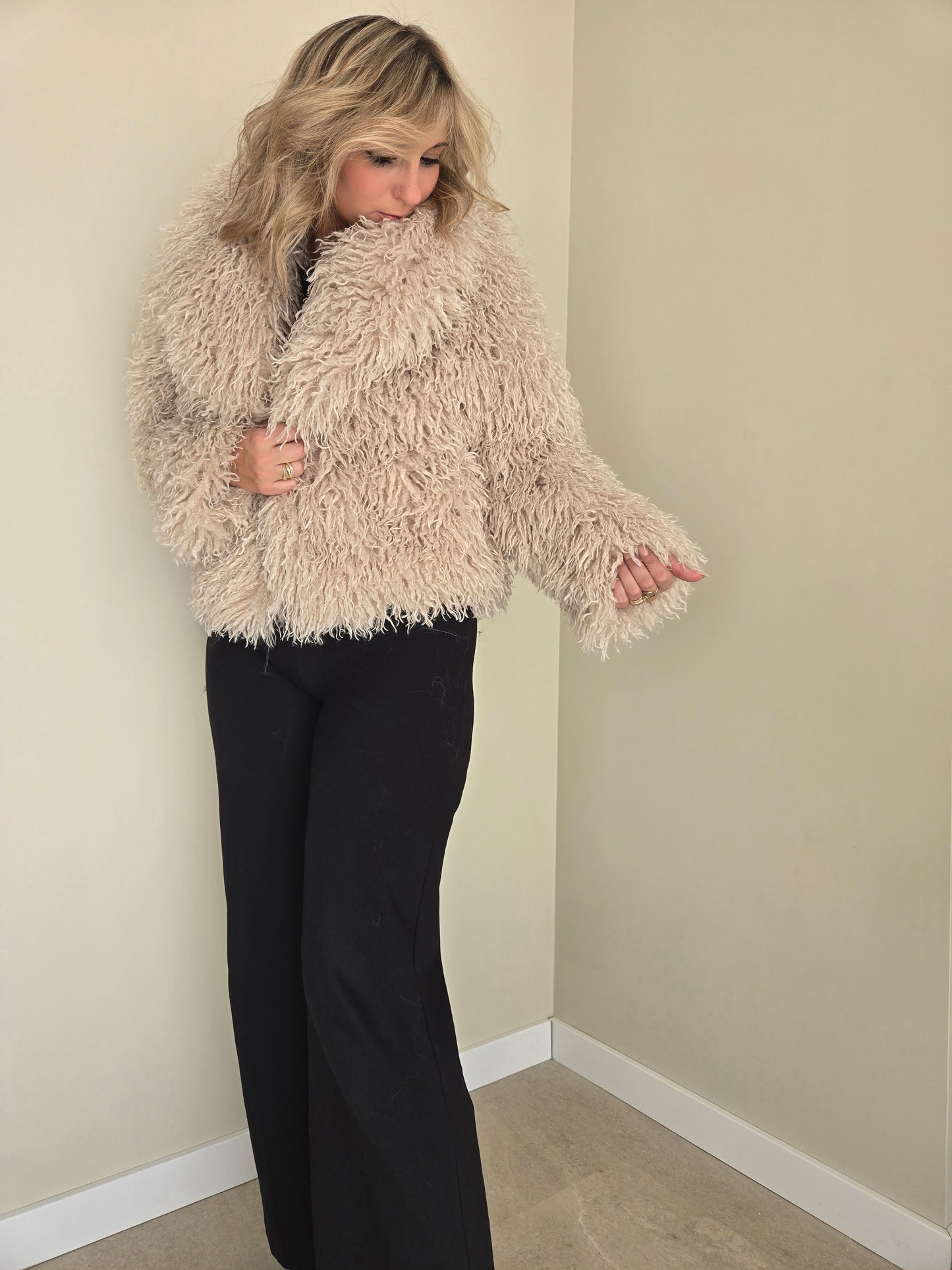 Fourrure BLIVIA Beige