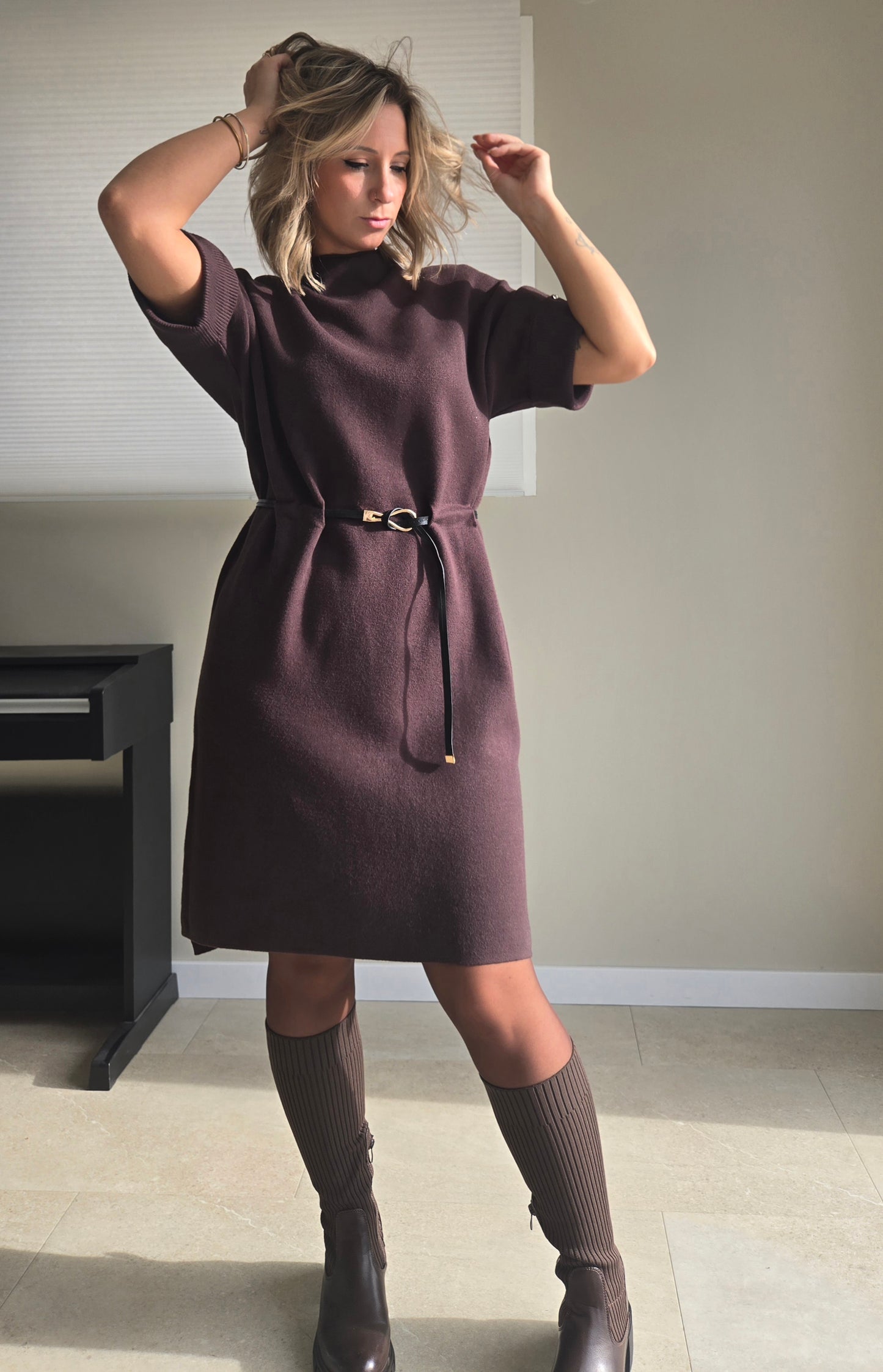 Robe ELORA Marron