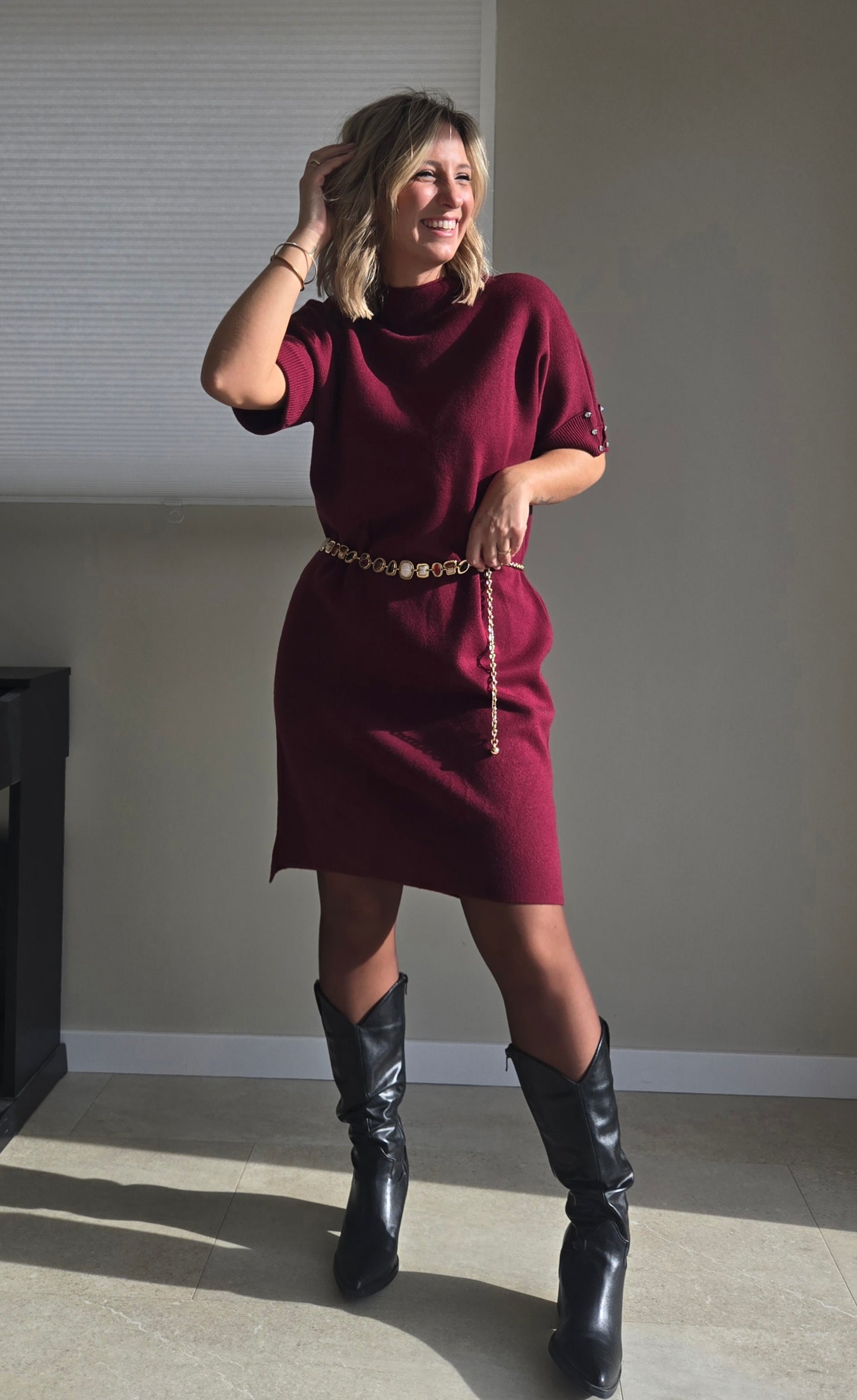 Robe ELORA Bordeaux