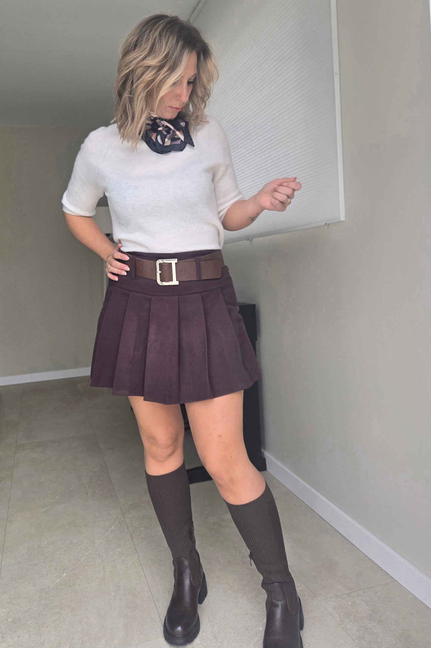 Jupe Short plissé KELY