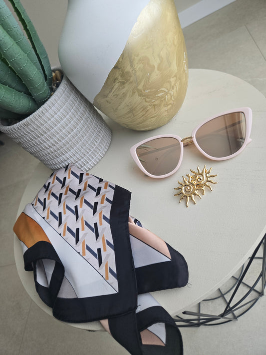 Foulard carré ELI Noir