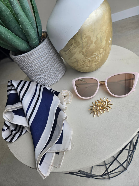 Foulard carré ZOE Bleu